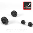 1/72 F-101 Voodoo wheels w/ optional nose wheels & weighted tires Scale 1:72 Armory Models AR AW72321