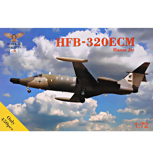 HFB-320ECM "Hansa Jet", Electronic warfare (ECM) Aircraft Model Kit Scale 1:72 SOVA-M SVM 72014