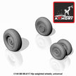 1/144 Mil Mi-8/17 Hip wheels, weighted Scale 1:144 Armory Models AR AW14006