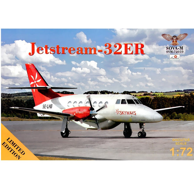 JetStream-32ER, Passenger Aircraft Model Kit Scale 1:72 SOVA-M SVM 72010