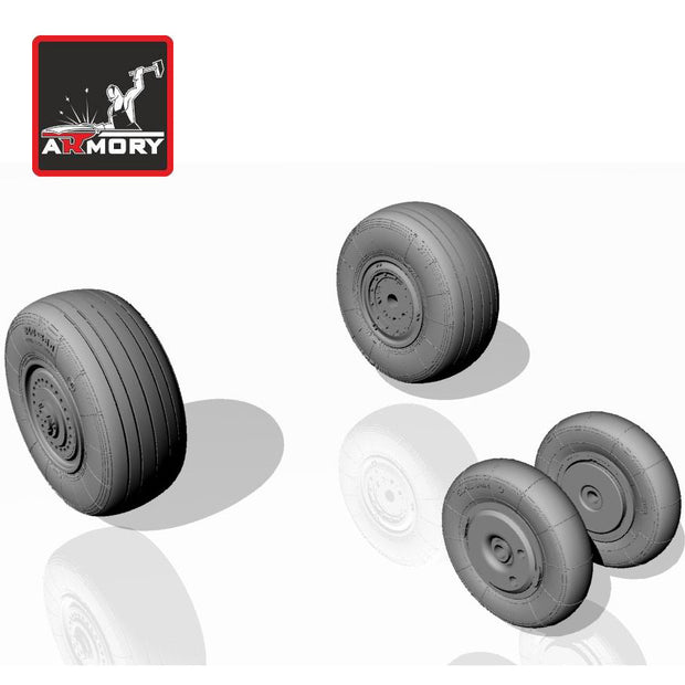 1/48 Mikoyan МiG-23BM, MiG-27, 27M, D, K wheels Scale 1:48 Armory Models AR AW48013