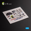 Yak-1B. Interior 3D Decals (for Arma Hobby Aircraft model kit) Scale 1:72 KeliK K72133