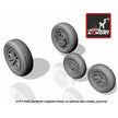 1/72 F-104G Starfighter wheels w/ optional nose wheels Scale 1:72 Armory Models AR AW72312