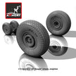 1/72 Iljushin IL-28 Beagle wheels, weighted (for Trumpeter, universal)  Scale 1:72 Armory Models AR AW72040