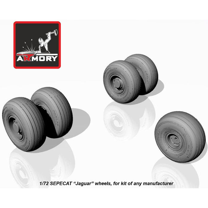 1/72 SEPECAT Jaguar wheels Scale 1:72 Armory Models AR AW72502