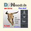Cow skull with lower jaw. Set 4 pcs. 3D printing. Scale 1:35 DAN Models DM 35318