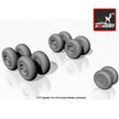 1/72 Tupolev Tu-134 Crusty wheels Scale 1:72 Armory Models AR AW72042