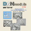 Painting Masks for aircraft model C-47/DC-3/Dakota (for Italeri 1/72 kit No 127, 1393, 1349) Scale 1:72 DAN Models DM 72116