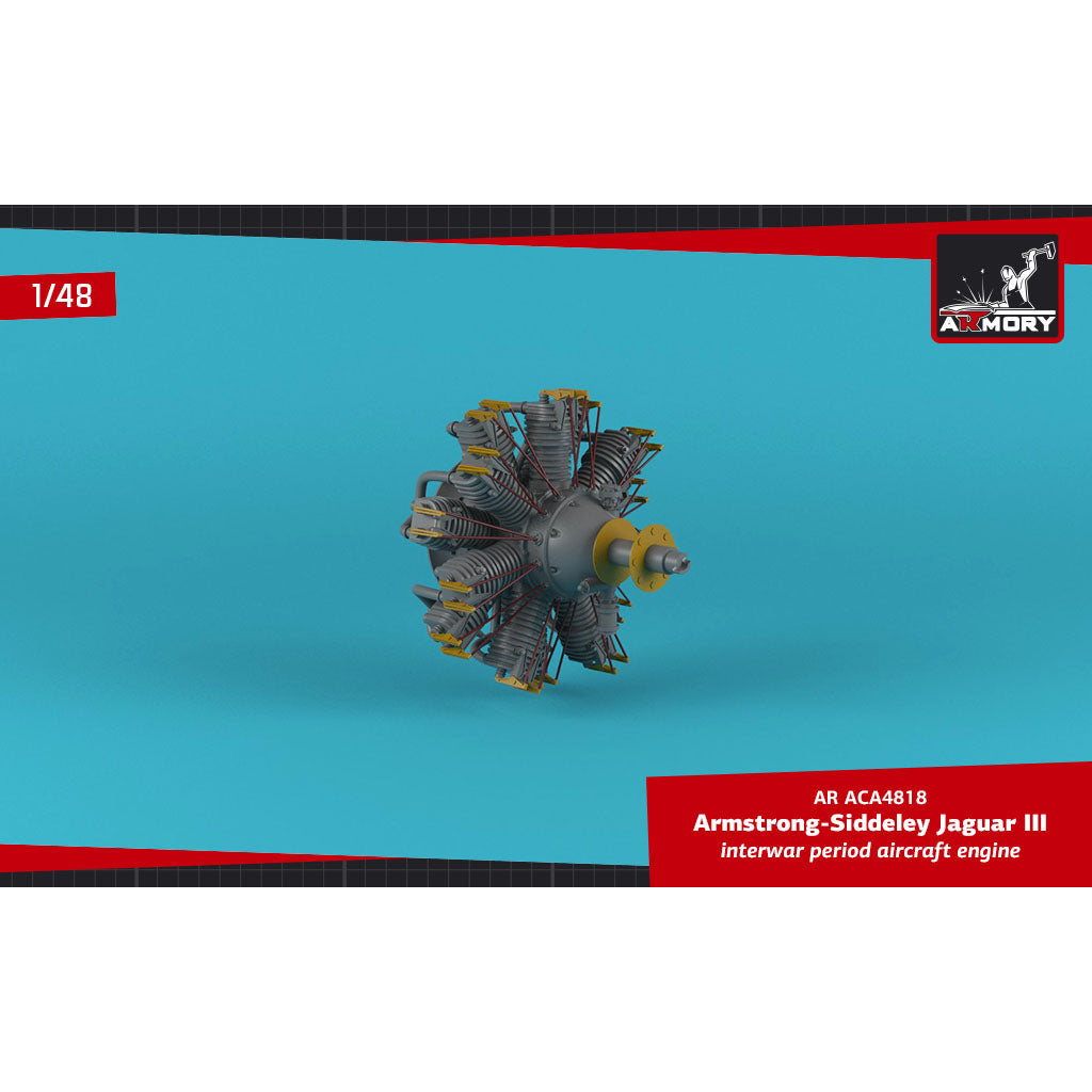 1/48 A.S.Jaguar-III aircraft engine Scale 1:48 Armory Models AR ACA4818