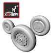 1/48 Sukhoj Su-17/-22 Fitter wheels Scale 1:48 Armory Models AR AW48008