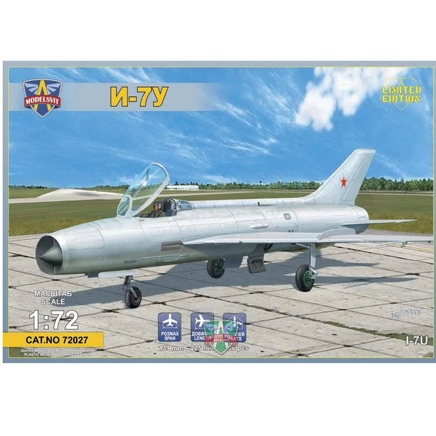 Modelsvit 72027 Plastic model aicraft kit Scale 1:72 MiG I-7U