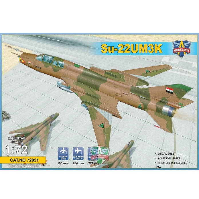 Su-22UM3K advanced two-seat trainer (Export vers,) Modelsvit 72051 Scale 1:72