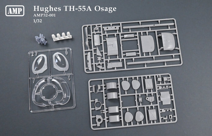 Hughes TH-55A Osage Scale 1:32 AMP 32001 Plastic Model Helicopter Kit