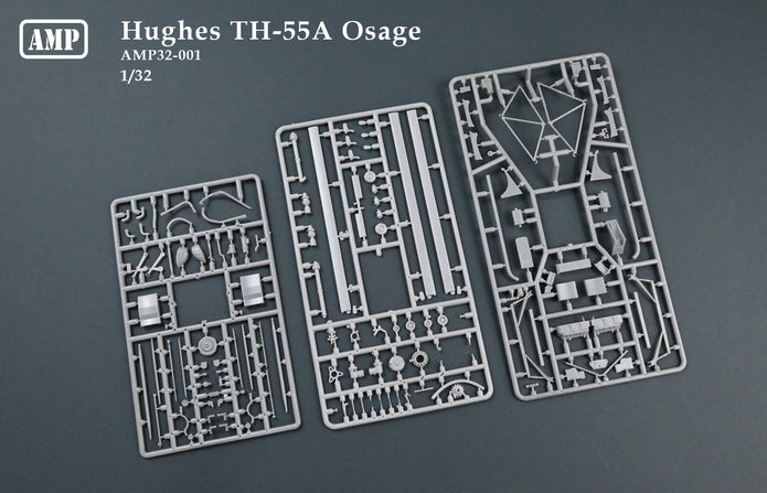 Hughes TH-55A Osage Scale 1:32 AMP 32001 Plastic Model Helicopter Kit