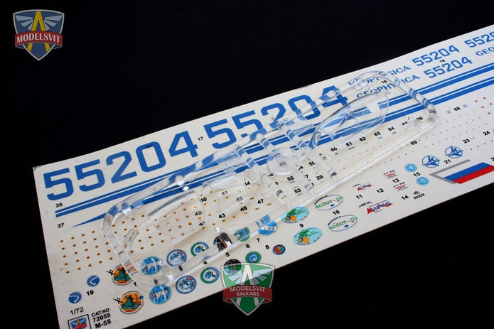 Modelsvit 72055 Plastic model aicraft kit Scale 1:72 M-55 