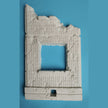 Material for diorama. destroyed house wall and entrance. material - gypsum, resin. Weight 900 gr Scale 1:35 DAN Models DM 35337