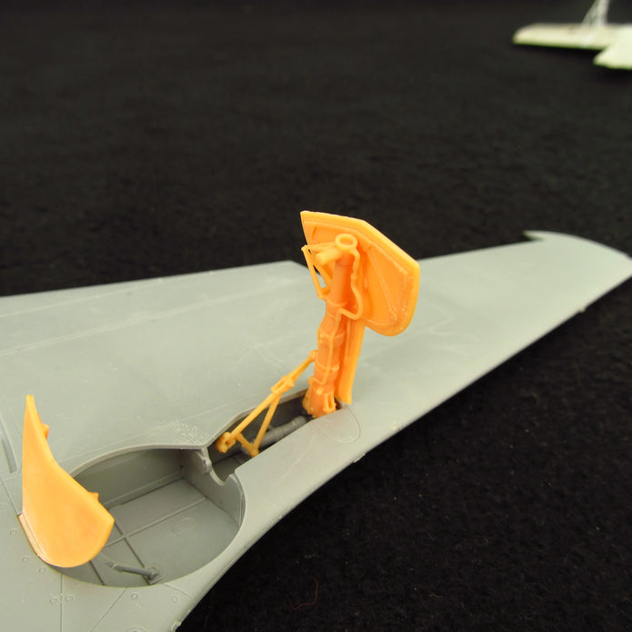 Yak-9, Landing Gears (for ICM) Scale 1:32 Metallic Details MDR3248