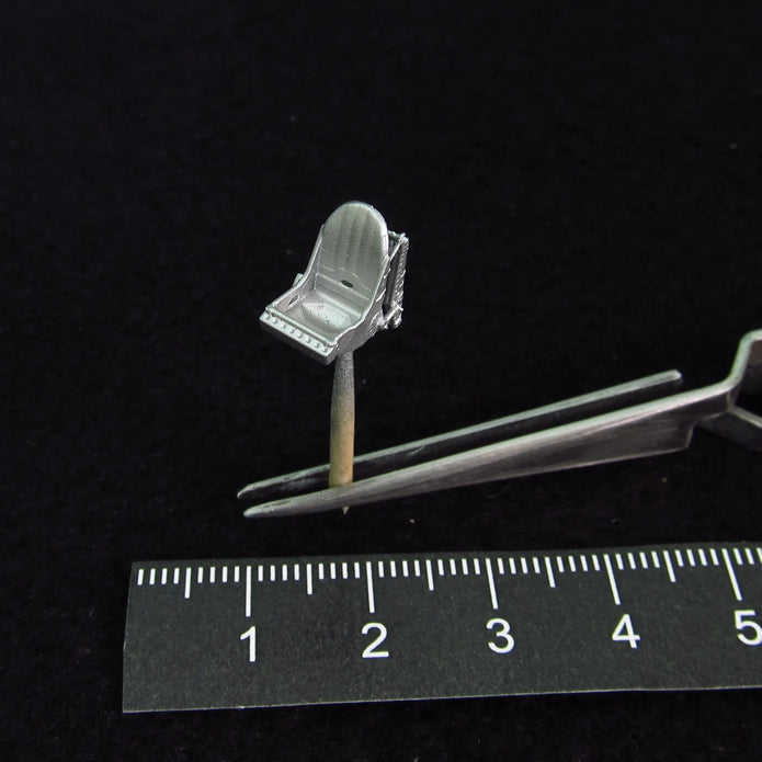 Spitfire Seat + 3D Decals Detailing set 2 pcs (3D-Printed) Scale 1:72 Metallic Details MDR72111 - For Aircraft Kit Model