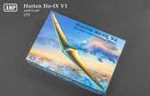 Horten H.IX V1, German Experimental Glider Scale 1:72 AMP 72007 Plastic Model Aircraft Kit