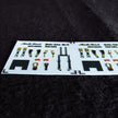 Ejection Seat F16F Rafale, Seats + 3D Decals Detailing set (3D-Printed) Scale 1:48 Metallic Details MDR48261 - For Aircraft Models Kits