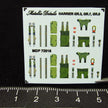 Harrier GR,3, GR,7, GR,9 Ejection Seats + 3D Decals Detailing set 2 pcs (3D-Printed) Scale 1:72 Metallic Details MDR72115 - For Aircraft Model Kits