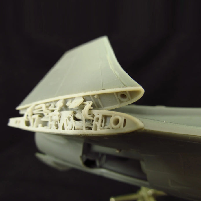 Blackburn Buccaneer S/2C/D/ Wing folded set, detailing of wing folding mechanism of the aircraft model (for Airfix) Scale 1:48 Metallic Details MDR48258