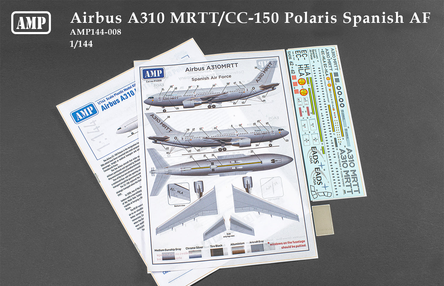 Airbus A310 MRTT CC-150 Polaris (Spanish) Scale 1:144 AMP 144008 Plastic Model Aircraft Kit