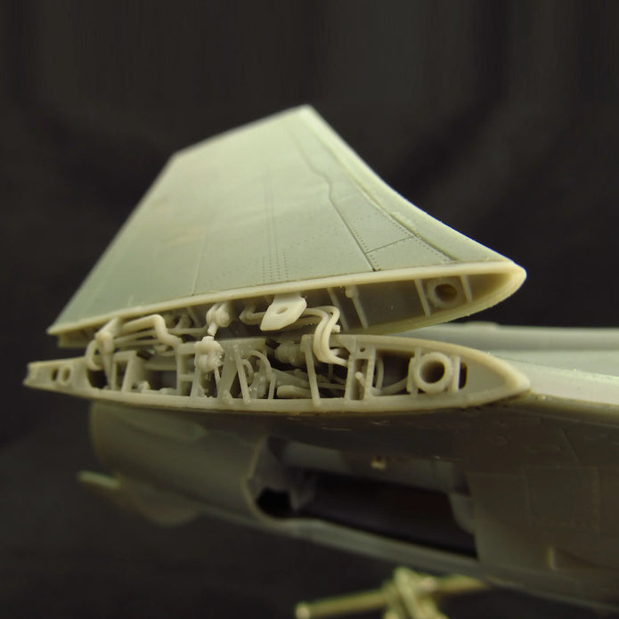 Blackburn Buccaneer S/2C/D/ Wing folded set, detailing of wing folding mechanism of the aircraft model (for Airfix) Scale 1:48 Metallic Details MDR48258
