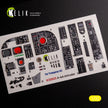 Grumman A-6A Intruder. Interior 3D Decals (for Trumpeter Aircraft model kit) Scale 1:32 KeliK K32023