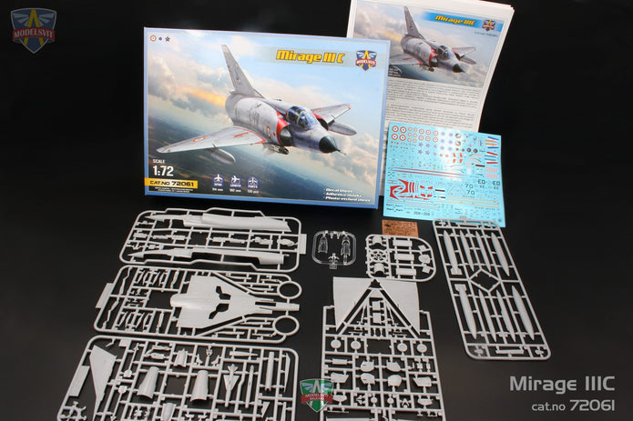 Modelsvit 72061 Plastic model aicraft kit Scale 1:72 Mirage III C