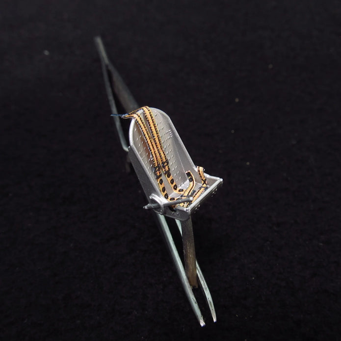 Hurricane Seats + 3D Decals Detailing set (3D-Printed) Scale 1:48 Metallic Details MDR48263 - For Aircraft Model Kits