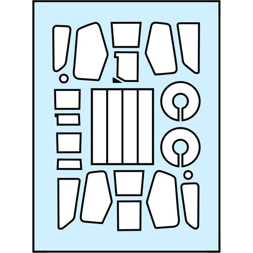 Painting Masks for model Mi-28NE (for Zvezda 7255) Scale 1:72 DAN Models MS720006