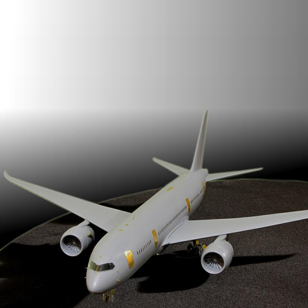 Boeing 787-8 Dreamliner, Exterior Detailing set for aircraft model kit (Photoetch) Scale 1:144 (Recommended for kit: Zvezda) Metallic Details MD14404