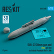 SUU-23 20mm gun pod (close gun bay) for British Phantom (RAF & RN) (1 pcs) (3D Printed) Scale 1:72 ResKit RS72-0486