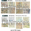 German WWII Topographic Maps & Soviet WWII Topographic Maps Scale 1:35 DAN Models DM 35218