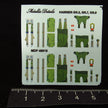 Harrier GR,3, GR,7, GR,9 Ejection Seats + 3D Decals 2 pcs, Detailing set (3D-Printed) Scale 1:48 Metallic Details MDR48266 - For Models Aircraft Kits