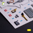 British Aerospace GR.MK7 Harrier. Interior 3D Decals (for Trumpeter Aircraft model kit) Scale 1:32 KeliK K32038