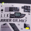 British Aerospace GR.MK7 Harrier. Interior 3D Decals (for Trumpeter Aircraft model kit) Scale 1:32 KeliK K32038