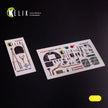 Supermarine Spitfire Mk VIII. Interior 3D Decals (for Tamiya Aircraft model kit) Scale 1:32 KeliK K32039