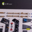 Focke-Wulf Fw FW-190A-8 Würger. Interior 3D Decals (for Border Models Aircraft model kit) Scale 1:35 KeliK K35042