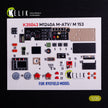 Oshkosh M1240A M-ATV. Interior 3D Decals (for RFM Armoured Vehicles model kit) Scale 1:35 KeliK K35043