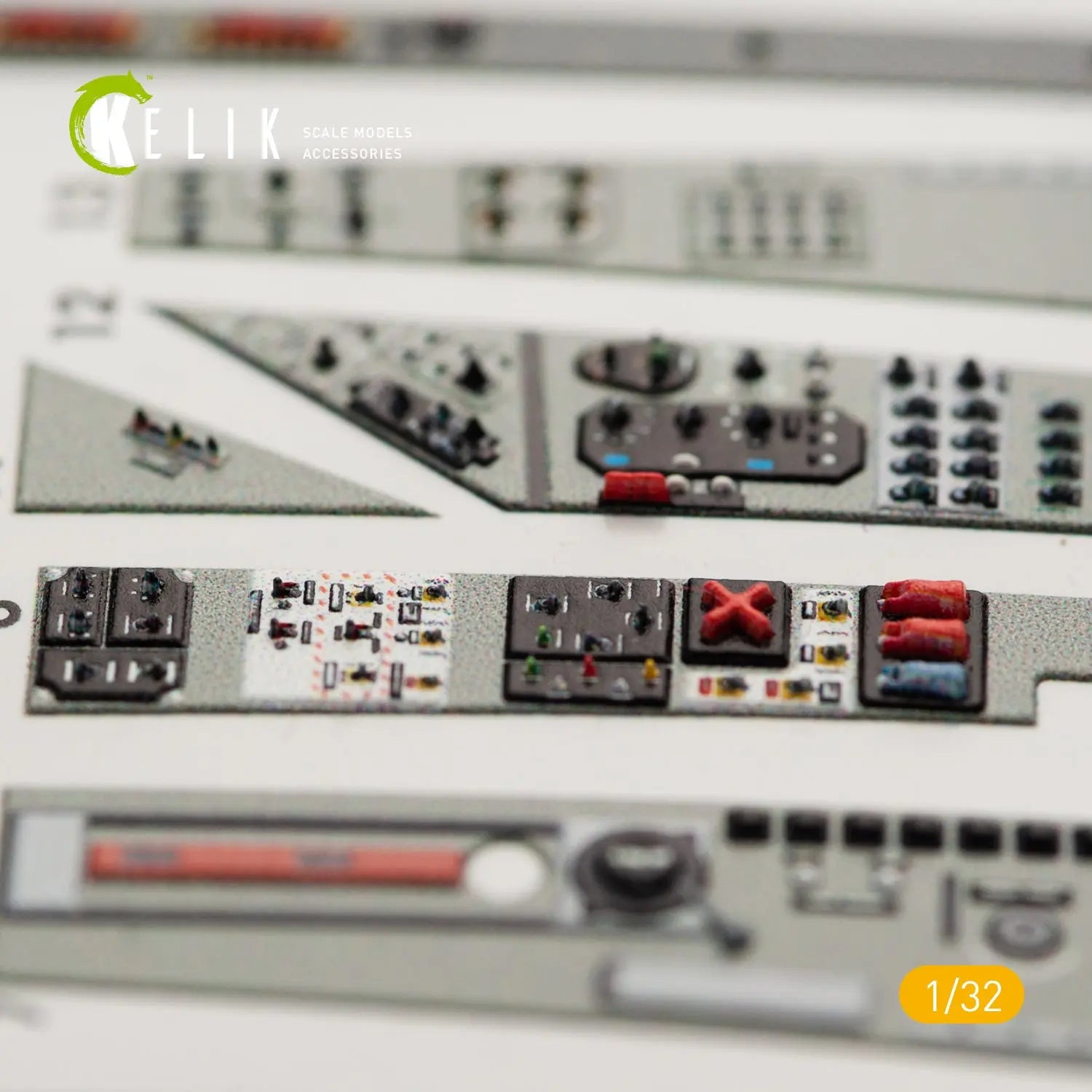 3D Decals Aircraft Mig-29A 9-12 Fulcrum (for Trumpeter model kit) Scale 1:32 KeliK K32006 Ukraine/USSR