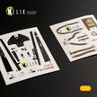 3D Decals Aircraft Vought F-8J Crusader- Interior (for Trumpeter model kit) Scale 1:32 KeliK K32010 USA
