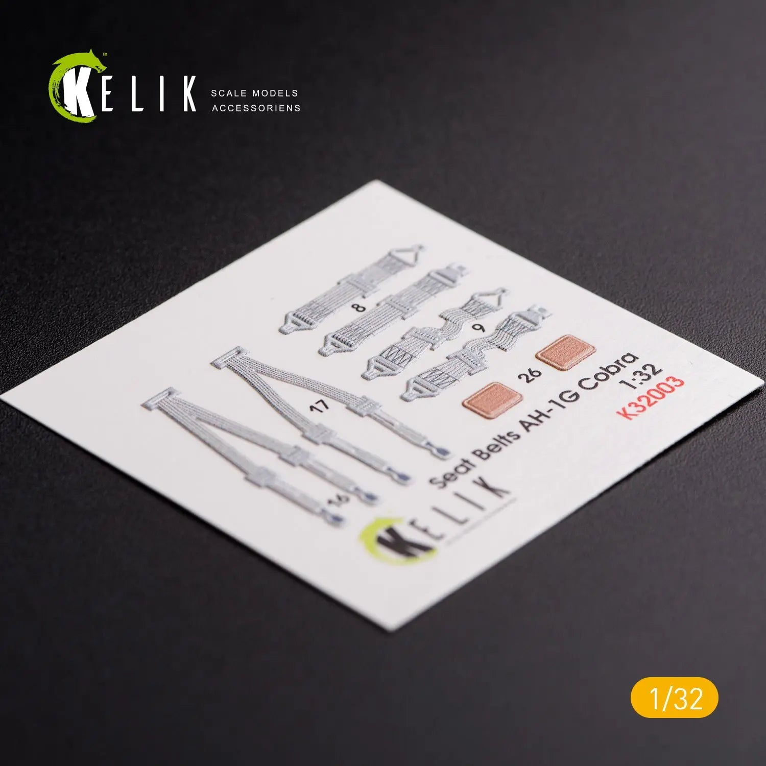 3D Decals Helicopters Bell AH-1G Cobra interior (for ICM model kit) Scale 1:32 KeliK K32003 USA