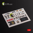 A-7E Corsair II. Interior 3D Decals (for HobbyBoss Aircraft model kit) Scale 1:48 KeliK K48101