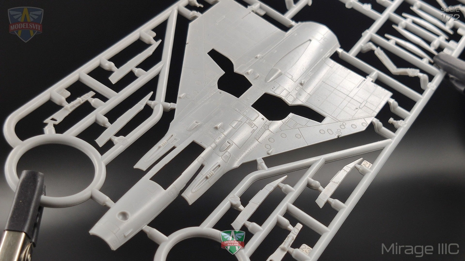 Modelsvit 72061 Plastic model aicraft kit Scale 1:72 Mirage III C