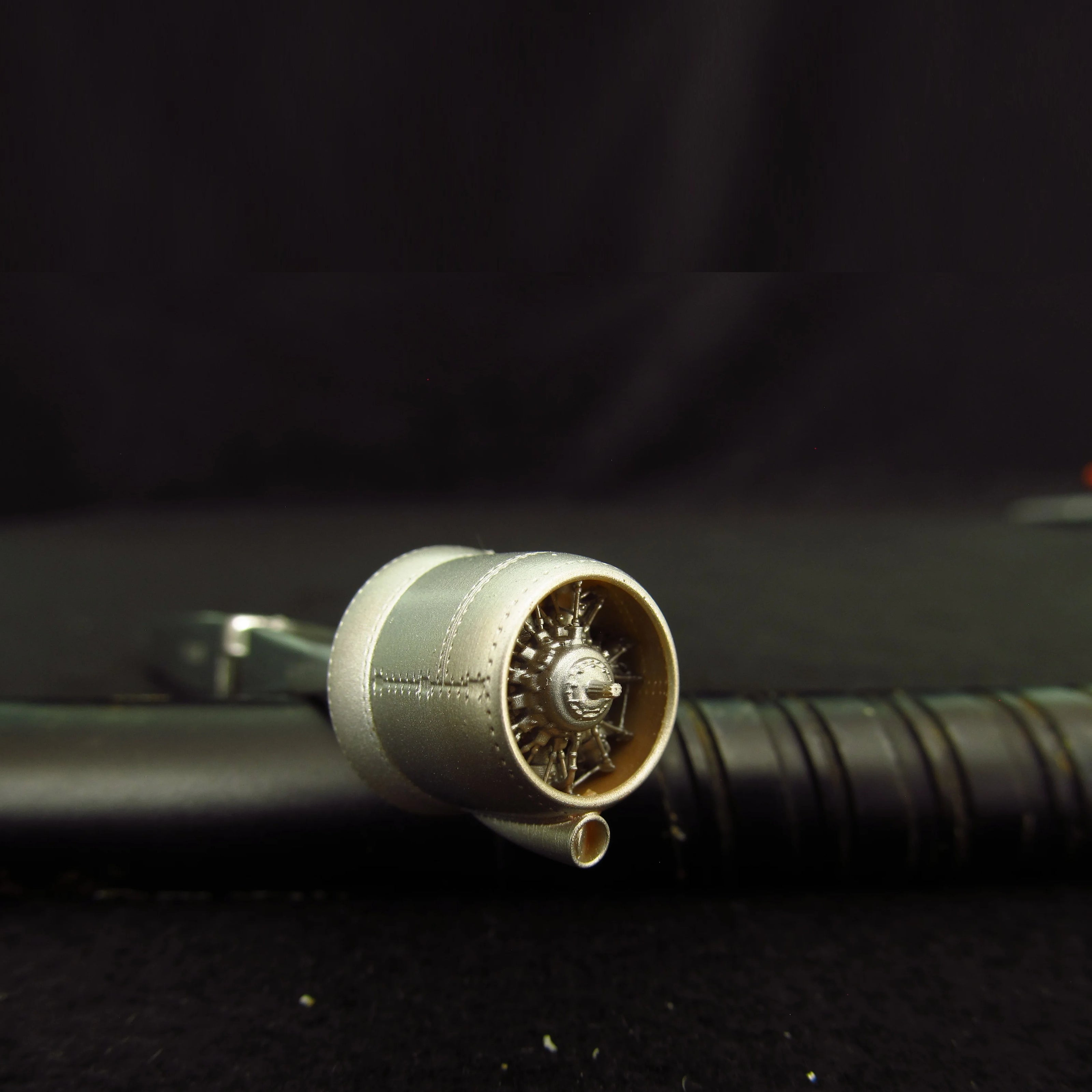 Gnome-Rhone 14M Engines Detailing set 2 pcs (3D-Printed) Scale 1:72 Metallic Details MDR72104 - For Aircraft Kit Model