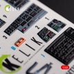F-16A/C. Interior 3D Decals (for Academy Aircraft model kit) Scale 1:48 KeliK K48103