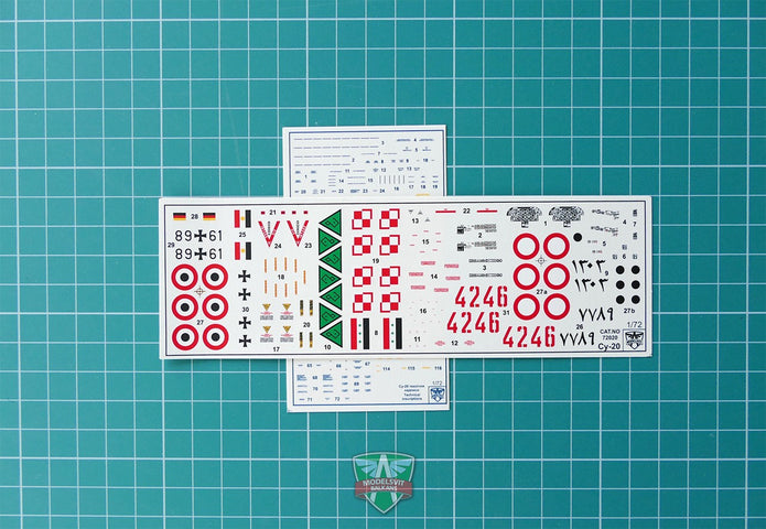 Modelsvit 72020 Plastic model aicraft kit Scale 1:72 Su-20 fighter-bomber