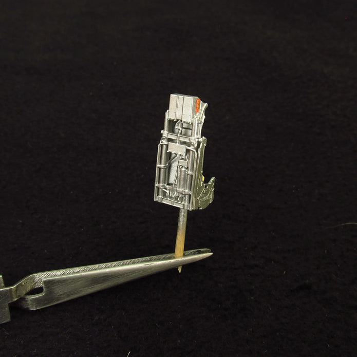 Ejection Seat F16F Rafale, Seats + 3D Decals Detailing set (3D-Printed) Scale 1:48 Metallic Details MDR48261 - For Aircraft Models Kits